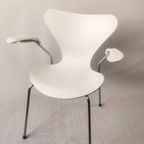 Vintage 3207 Chair By Arne Jacobsen For Fritz Hansen, 1982 thumbnail 2