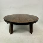 Brutalist Solid Wooden Coffee Table , 1970’S thumbnail 23