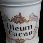 Limoges "Oleum Cacao" Voorraadpot. thumbnail 5