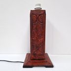 Embossed Leather Table Light, 1970S thumbnail 2