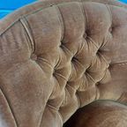 Vintage Eenzit / Zetel / Fauteuil Met Franjes thumbnail 7