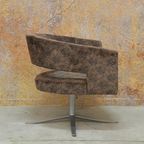 Als Nieuw! Bruine Stoffen Montis Turner Design Draaifauteuil thumbnail 4