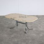 Vintage Salontafel | Tafel | Marmer | Zweden (2) thumbnail 2