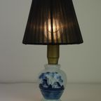 Hartstikke Leuk Delfts Blauw Aardewerken Lampje Met Een Molen thumbnail 2