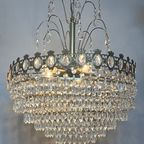 Vintage Xl Kristallen Kroonluchter Hanglamp Zakkroonluchter thumbnail 2