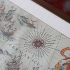 Vintage Reproductie Kaart Van De Xvii Provinciën, Door Willem Blaeu, Ca. 1635 thumbnail 10