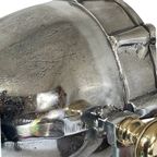 Antique Naval Searchlight Mounted On Brass Base - The Real Deal! - Fully Original And Rewired thumbnail 5