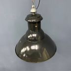 Franse Middelgrote Zwart Emaille Hanglamp thumbnail 7