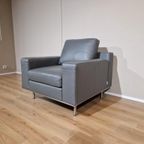 Musa Italia Zithoek - 3 Zits Bank - 2 Fauteuils-Leder-Grijs thumbnail 10