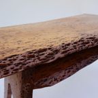 Salontafel Notenhout, Boomstam Tafel, Sidetable thumbnail 9