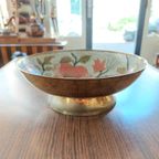 Cloisonne Geëmailleerd Schaal Schaaltje Messing Vintage thumbnail 11