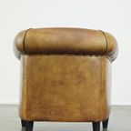 Mooie Grote, Luxe Schapenleren Clubfauteuil Met Een Unieke Uitstraling thumbnail 5