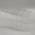 Vintage Set Bijzettafeltjes Plexiglas Nesting Tables Aqryl thumbnail 4