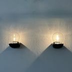 Pair Of 2 Sphinx Holland Ceramic Wall Lamps , 1980S thumbnail 5