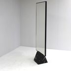 Vintage Italian Standing Mirror With Black Marble Base, 1970S thumbnail 6