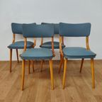 Mid Century Vintage Stoelen Eettafelstoelen Eetkamerstoelen thumbnail 5