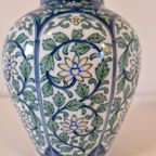 Vintage Japanse Vaas Porselein Lotus Bloem.vaas thumbnail 3