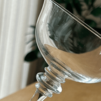 Set Of 5 Vintage French Crystal Champagne Glasses thumbnail 6
