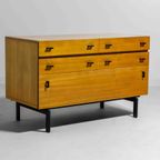 Mid-Century Vintage Minimalistische Ladekast Van Roger De Winter, 1960S België thumbnail 2