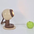 Vintage Eyeball Magneet Globe Tafellamp Neweba Ag Swiss '70 thumbnail 2
