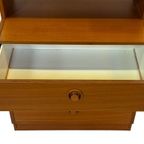 Vintage Wandkast Scandinavisch Teak Kastje Lades 1960 Design thumbnail 16