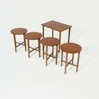 Teak Nesting Tables By Poul Hundevad For Novy Domov 1960S thumbnail 4