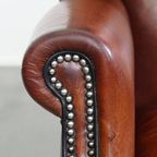 Grote En Luxe Schapenleren Oorfauteuil Met Een Prachtige Warme Kleurstelling thumbnail 10