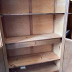 Eiken Linnenkast Met 3 Planken En Onderlade, 105 Cm Breed En 200 Hoog thumbnail 9
