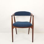 Set Van 2 Deense Vintage Farstrup Stoel Blauw Thomas Harlev thumbnail 6