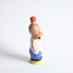 Vintage Goebel Porcelain Decanter Of Silent Sam, 1920S. thumbnail 3