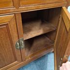 Oosterse Vintage Kast Vintage Dressoir Japandi Wandkast thumbnail 16
