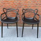 2X Kartell Masters Stoel By Philippe Starck thumbnail 8