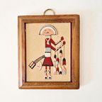 Vintage Zand Schilderijtje Shalako Indianen Kunst Art Spirit thumbnail 7