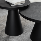 Leeds Salontafel - Ø65 Cm - Zwart Keramiek thumbnail 4