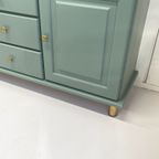 Restyle Dressoir & Messing Knop/Poot Groen Kast thumbnail 6