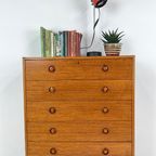 Scandinavisch Vintage Teak Fineren Ladekast Kajanin thumbnail 12