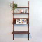 Deens Vintage Wandsysteem Palissander Met Leesplank thumbnail 11