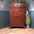George Iii Chest On Chest Ladekast Uit 1830 thumbnail 9
