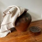 Vintage Indonesische Pot. Lombok Crafts Vaas / Pot. Groot Handgemaakt. thumbnail 4