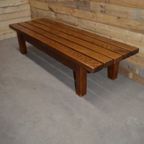 Eikenhouten Salontafel Of Als Bankje Te Gebruiken thumbnail 3