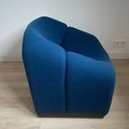 Pierre Paulin’S Blue F598 Groovy M-Chair For Artifort 1970 thumbnail 3