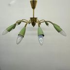 Mid-Century Design Spider Brass Ceiling Lamp ,11950’S thumbnail 2