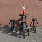 Bistro Sta Tafel Met 4 Krukken thumbnail 2