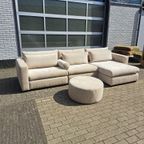 4x6 sofa – X2 Modulaire Hoekbank In Ecru Velours thumbnail 4