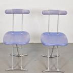 Set Of 2 Toshiyuki Kita Rondine Klapstoelen Magis Italië ‘90 thumbnail 7
