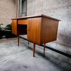 Vintage Houten Bureau / Desk thumbnail 3