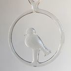 Kosta Glazen Raamhanger / Suncatcher Van Een Vogel, Scandinavisch Glas thumbnail 5