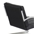 Vintage Design Fauteuil In Zwart Leer, 1960S thumbnail 7