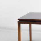 Mid-century Palissander Minimalistische Uittrekbare Eettafel Van Alfred Hendrickx, 1960 thumbnail 6