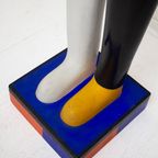 Kazimir Malevich “Sportsmen” Kunstbeeld Van Papier-Maché Guggenheim Museum 1996 thumbnail 7